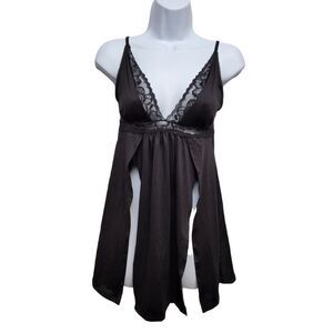 Mapale Lingue Black Babydoll with G-string NEW